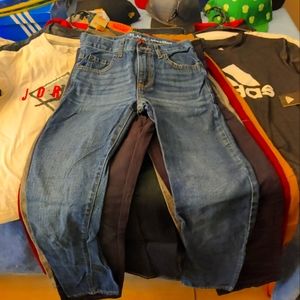 Boys Basic Stretch Straight Jeans - Potter Wash Boys Size 12